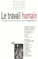 travail humain 2000, vol. 63 (3), Mémoires collectives