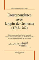 124, Correspondance avec Loppin de Gemeaux, 1767-1782