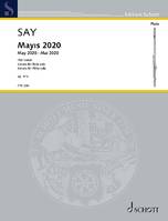 Mayis 2020 (mai 2020), Sonate pour flûte, d'après la version originale pour hautbois solo. op. 91b. flute. Edition séparée.