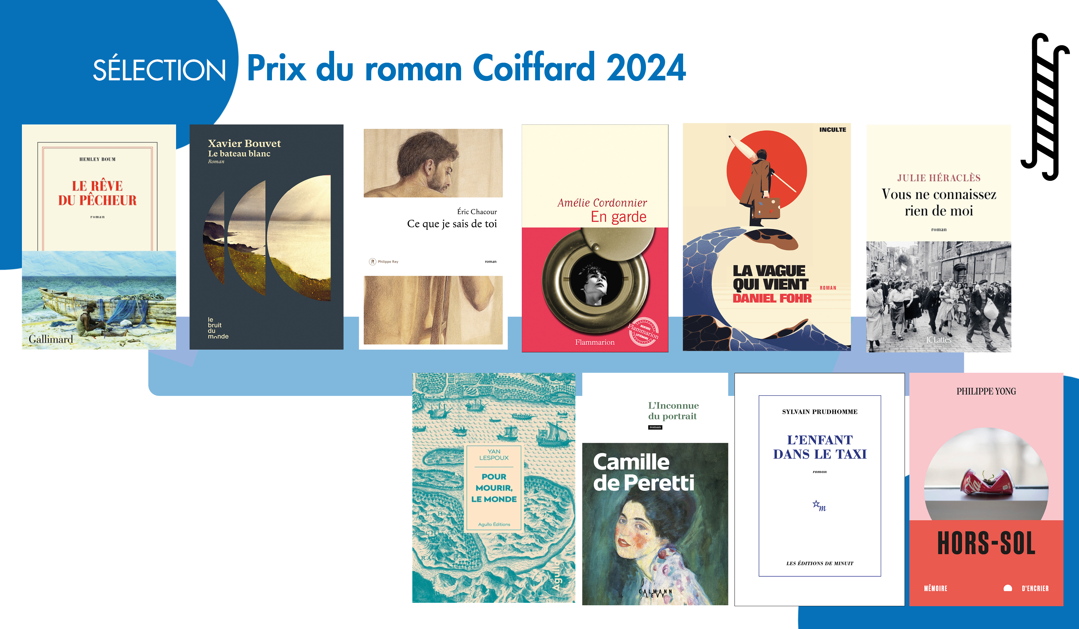 Sélection Prix du roman Coiffard 2024
