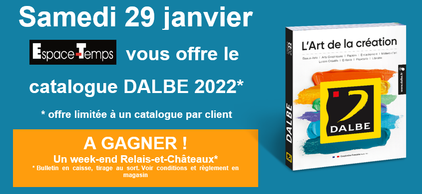 Catalogue Dalbe offert samedi 29 janvier