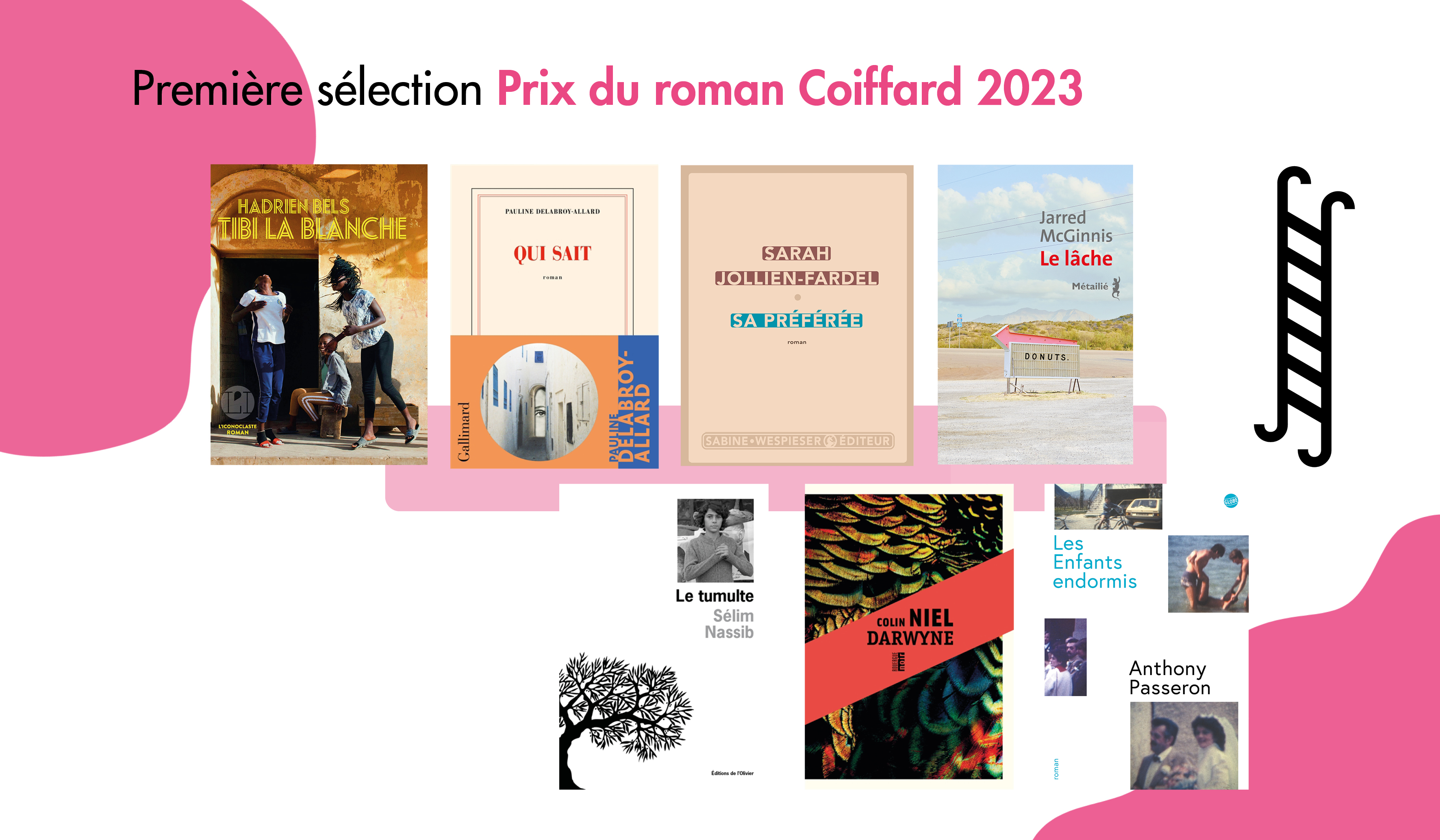 Première sélection Prix du roman Coiffard 2023