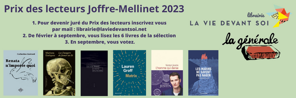 Prix des lecteurs Joffre-Mellinet 2023