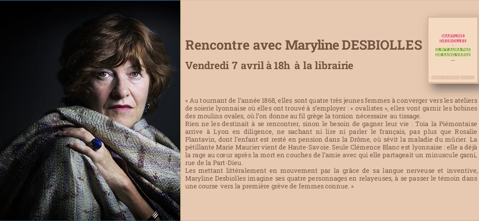 Rencontre avec Maryline Desbiolles