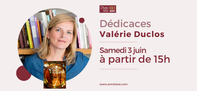 Séance de dédicaces avec Valérie Duclos