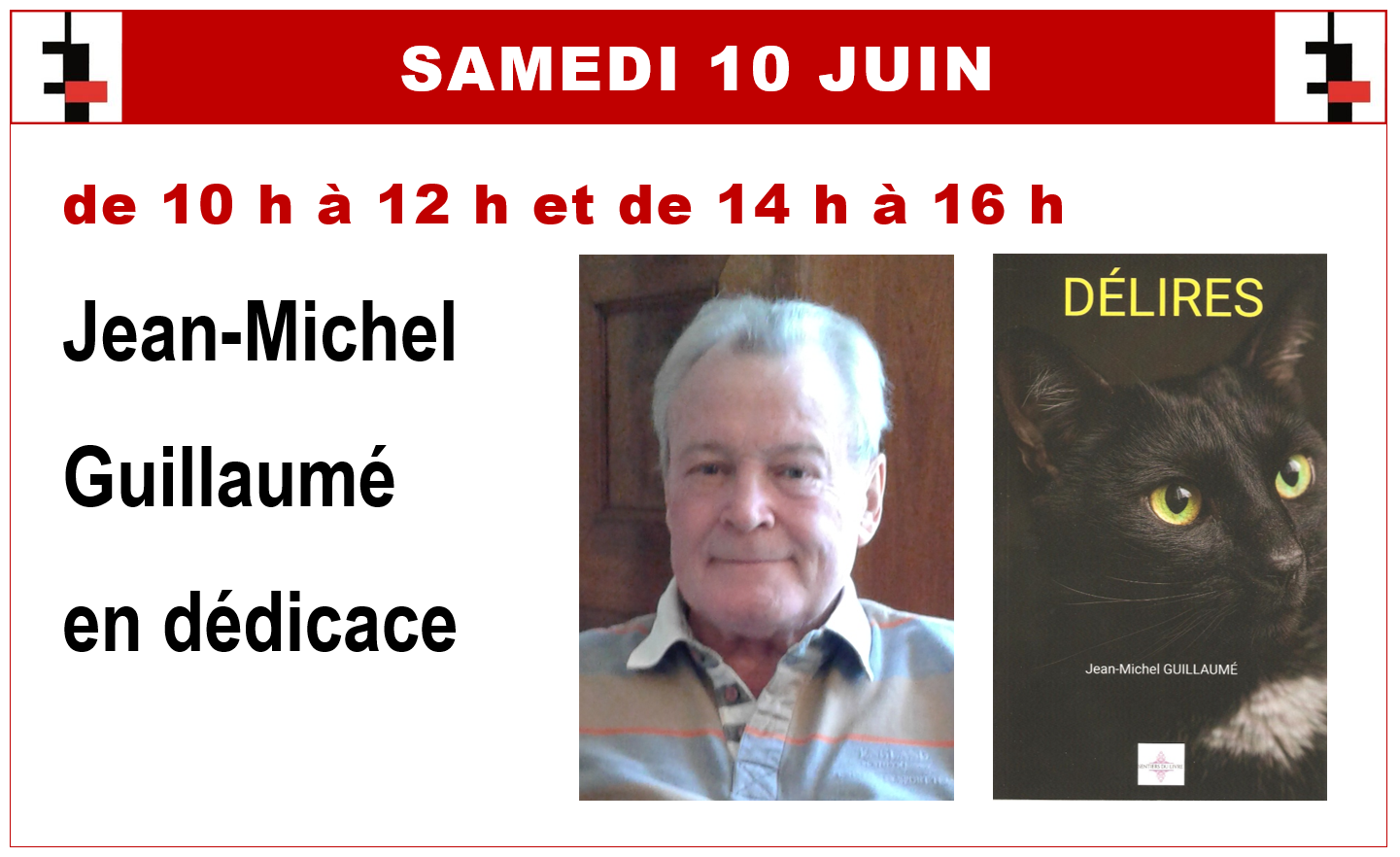 Dédicace " Thriller " de Jean-Michel Guillaumé