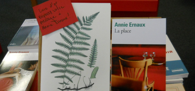 Un livre d'or pour Annie Ernaux