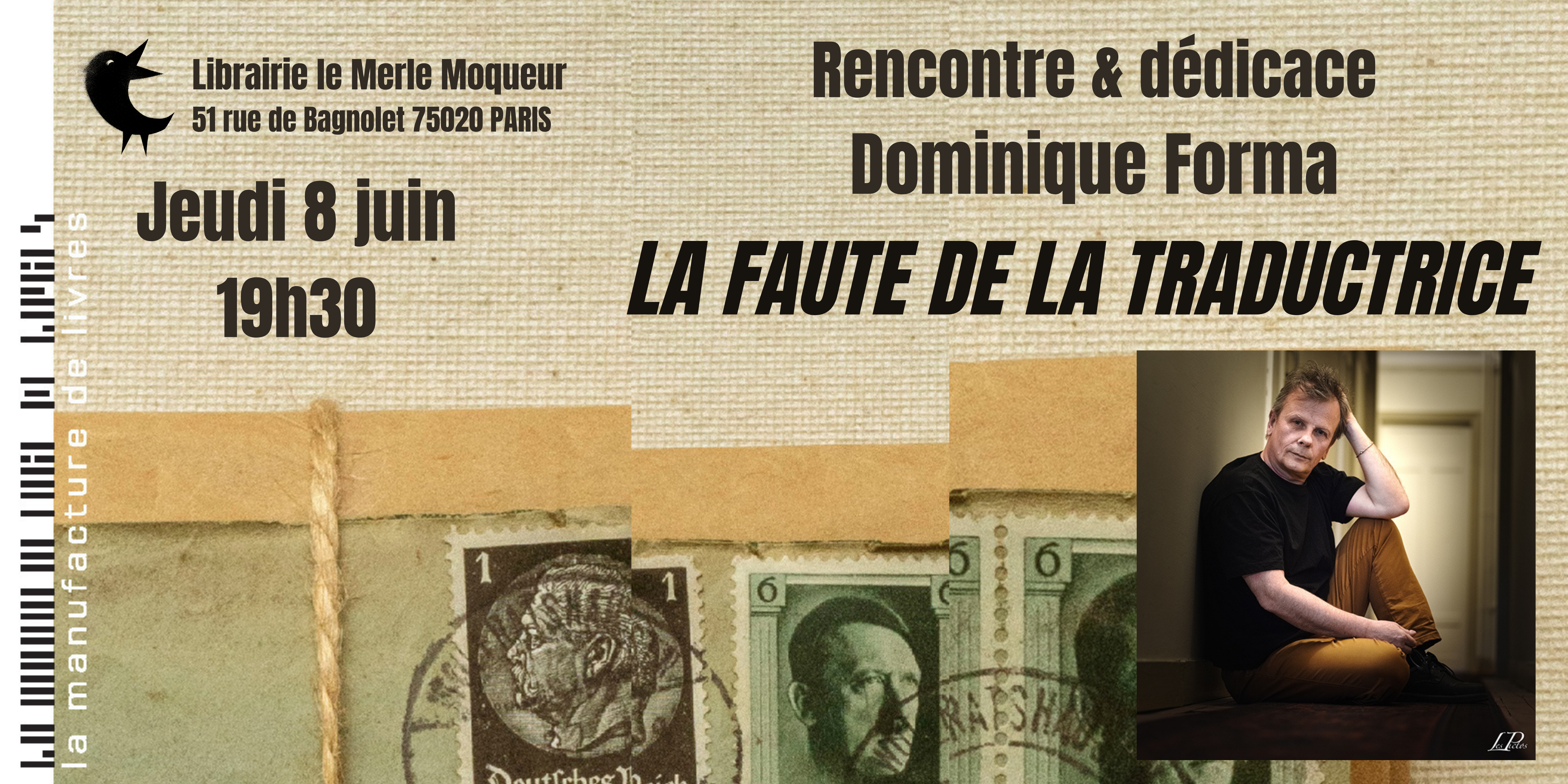 Rencontre & dédicace avec Dominique Forma