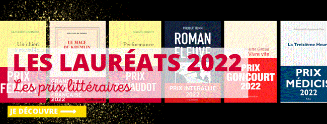 Les lauréats des prix littéraires 2022