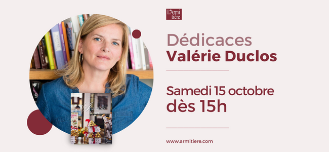 Séance de dédicaces avec Valérie Duclos
