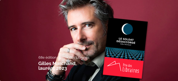 Gilles Marchand, Prix des libraires 2023