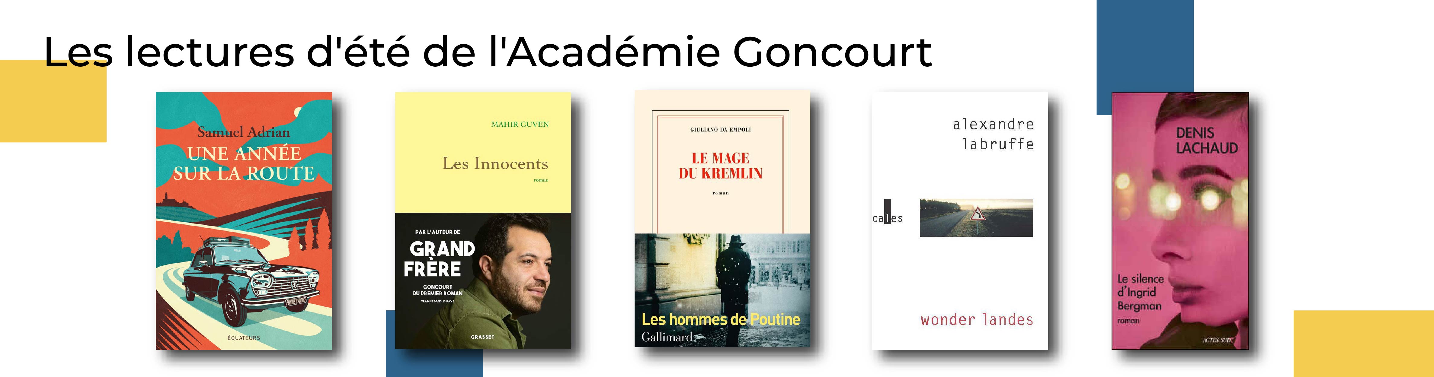 Lectures d'été de l'Académie Goncourt