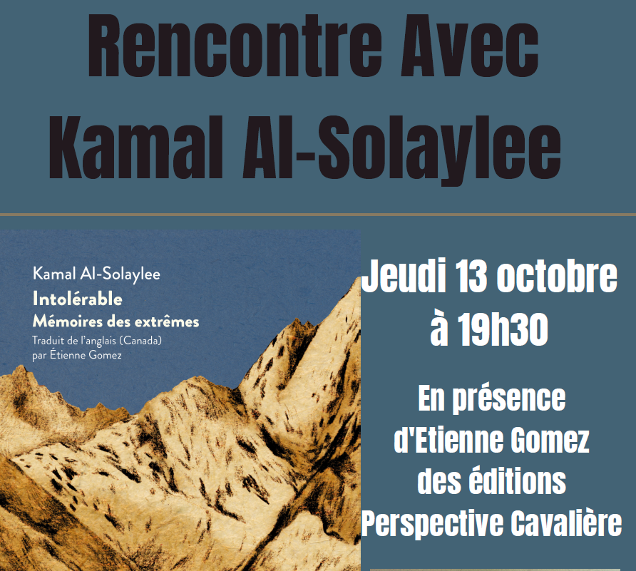 Rencontre avec Kamal Al-Solaylee et l'édition Pers