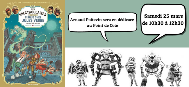 Arnaud Poitevin en dédicace au Point de Côté !