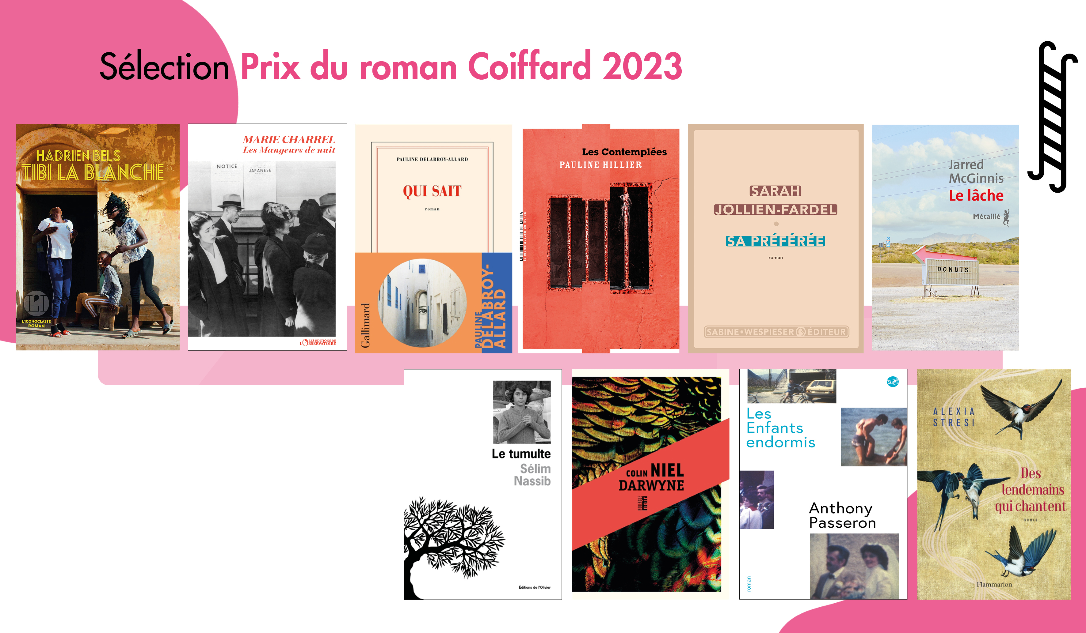 Sélection Prix du roman Coiffard 2023