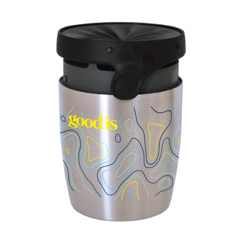 Mug isotherme personnalisable Steel Twizz 200 mL - Goodies made in France