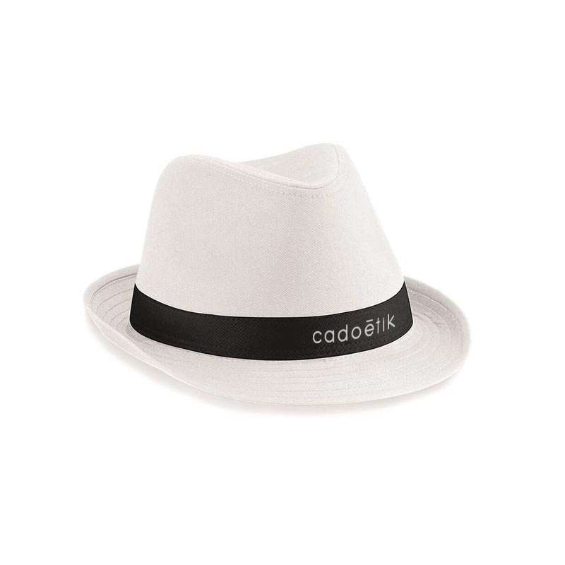chapeau publicitaire Fedora - chapeau personnalisé