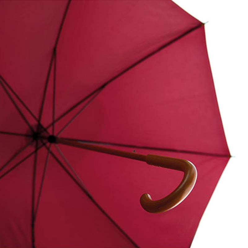 Parapluie droit avec poignée en bois Cala_6