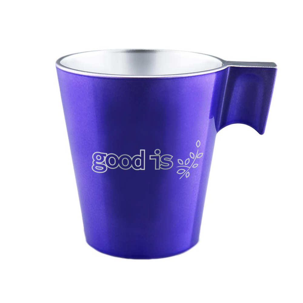 Mug publicitaire en verre Jumbo - Coloris violet