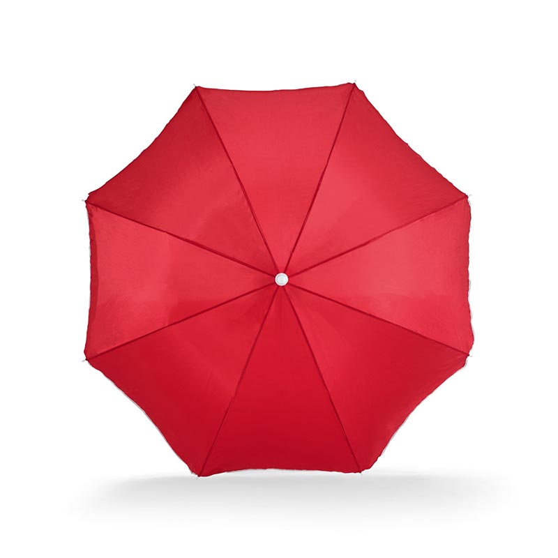 Accessoire publicitaire pour la plage - Parasol personnalisé Marina  - rouge