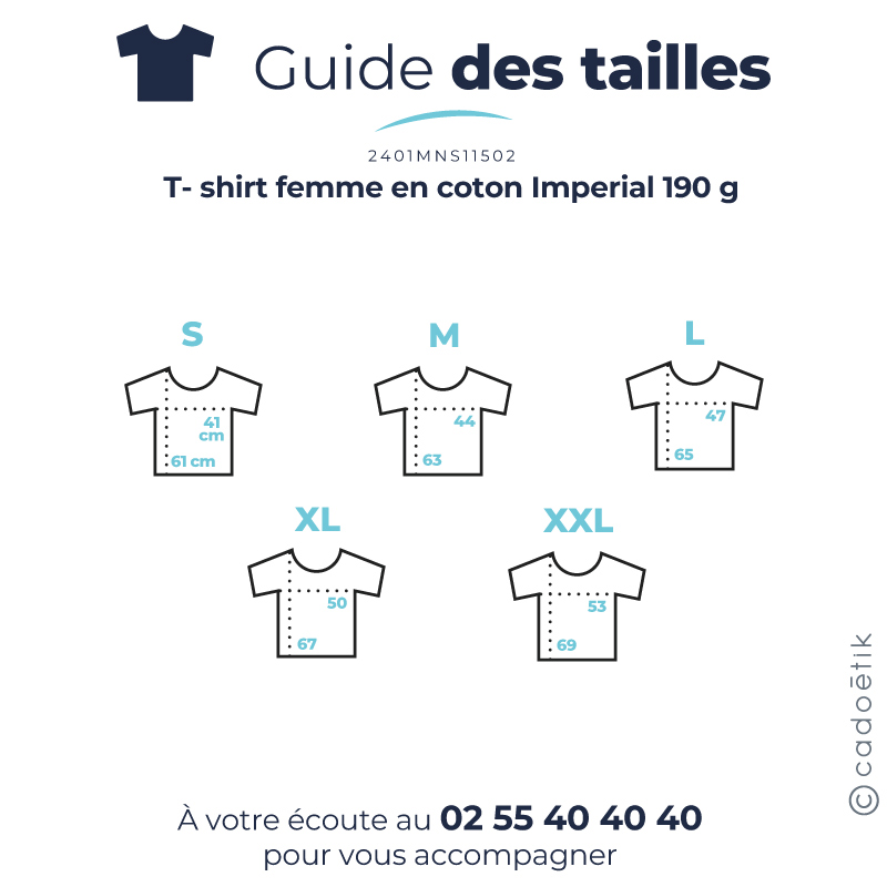 T- shirt femme en coton Imperial 190 g_5