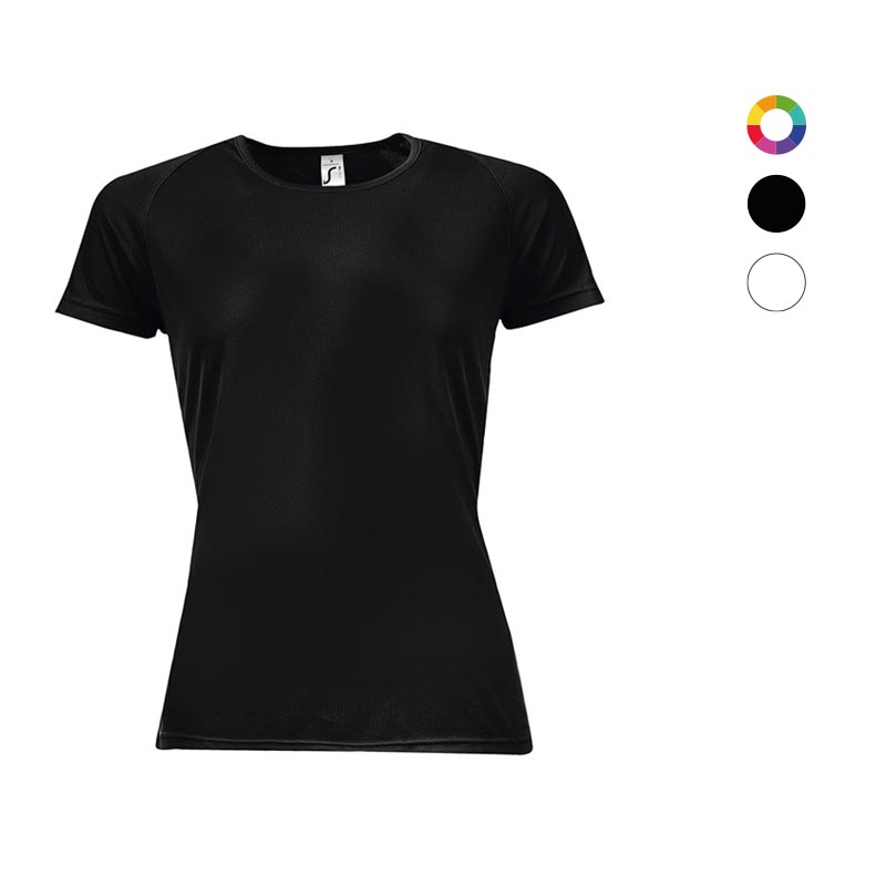 T-shirt publicitaire femme Sporty - Coloris disponibles