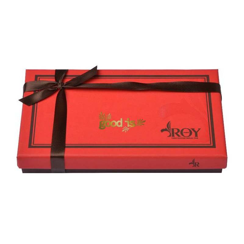 Chocolat publicitaire - Boîte de chocolats personnalisée Roy 140 g