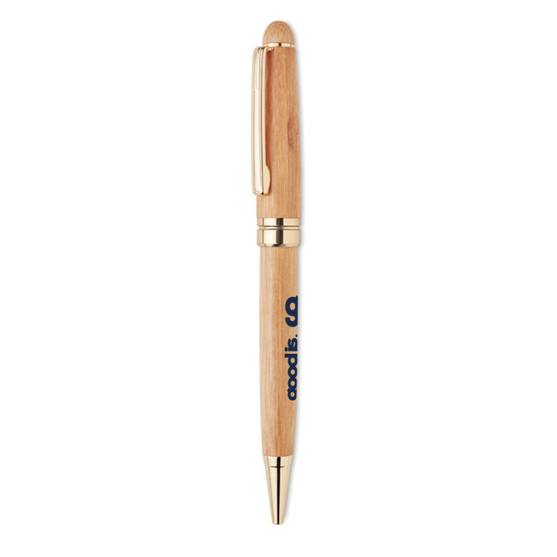 Parure stylo bille en bambou Etna_2