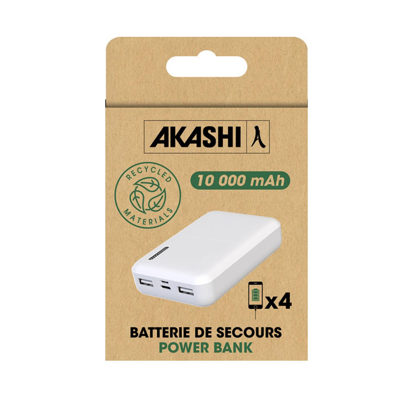 Batterie externe en ABS recyclé Oku 10 000 mAh_3