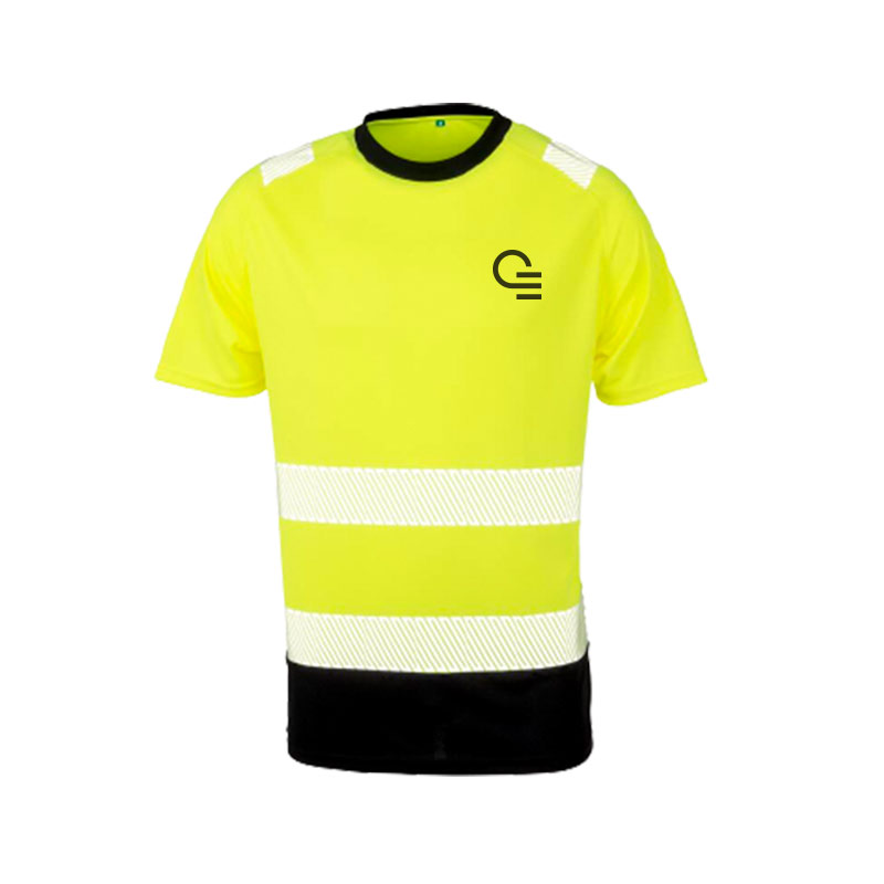 T-shirt haute visibilité en polyester recyclé Safety_1