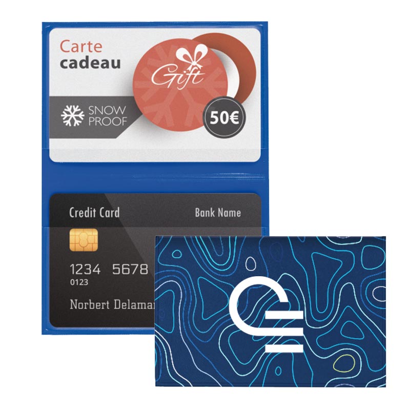 Etui cartes de crédit personnalisé Bily - Porte-cartes publicitaire