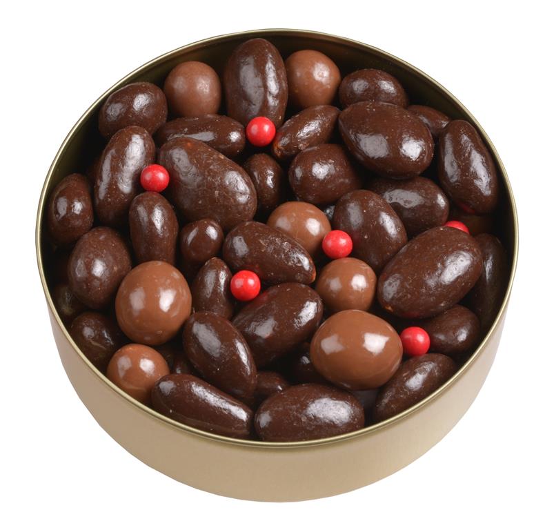 Chocolat publicitaire - Boîte de chocolats Perles gourmandes Roy 320 g