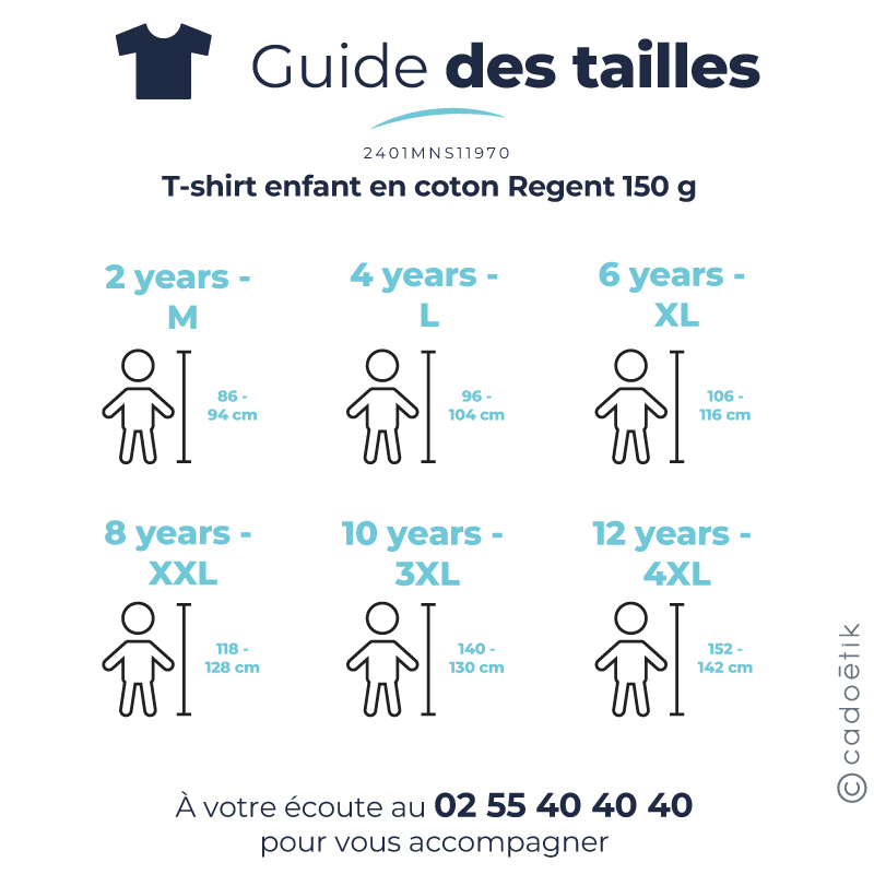 T-shirt enfant en coton Regent 150 g_7