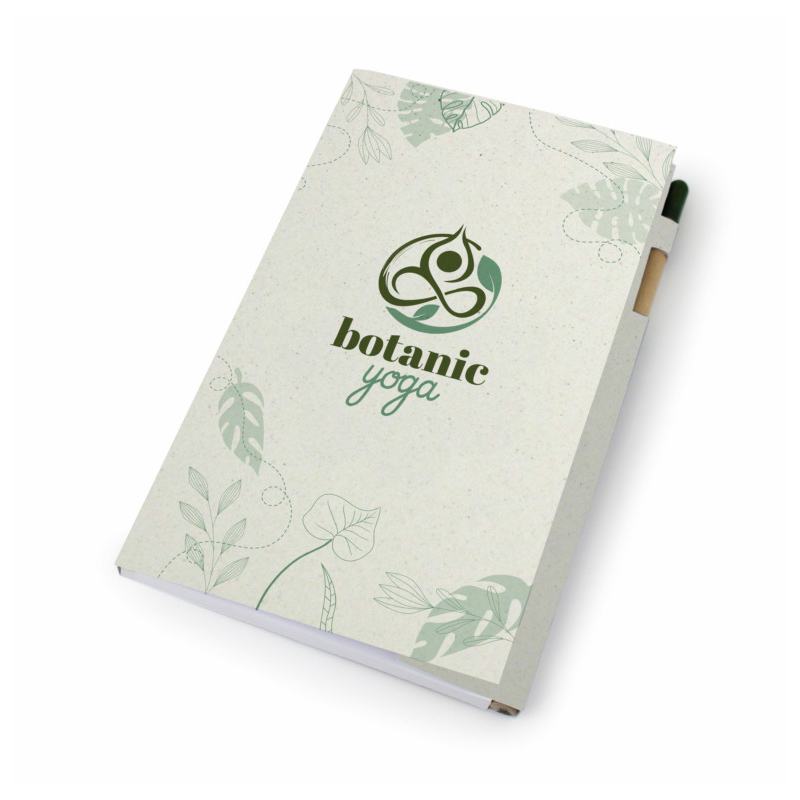 Bloc-notes A4 en papier végétal et crayon à graines Nature_3