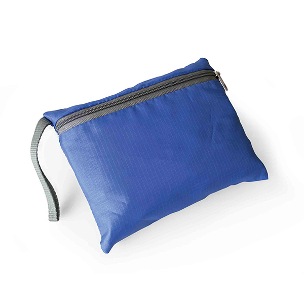 Pochette intégrée sac à dos personnalisable Jumpy - sac à dos publicitaire bleu royal