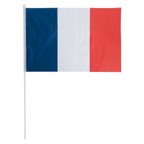 goodies pour supporters - drapeau français personnalisé 45 x 30 cm