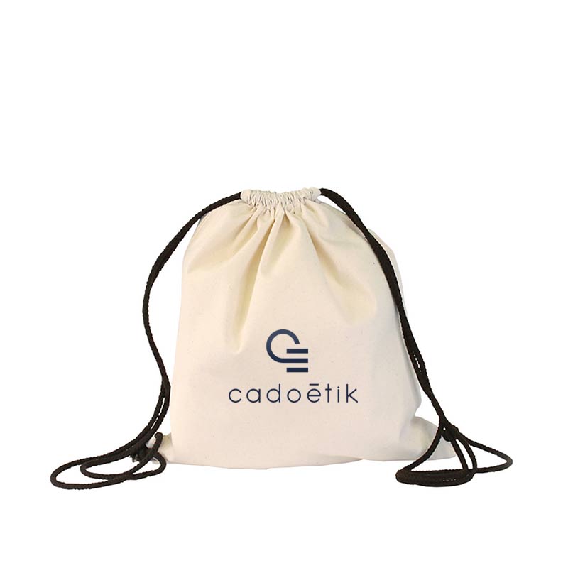 Gym bag publicitaire en coton Gaya - sac coton personnalisé
