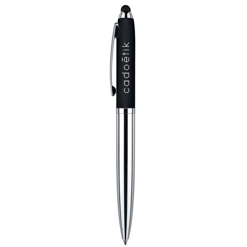 Stylo bille publicitaire Nautic Touch Pad Pen - Coloris noir