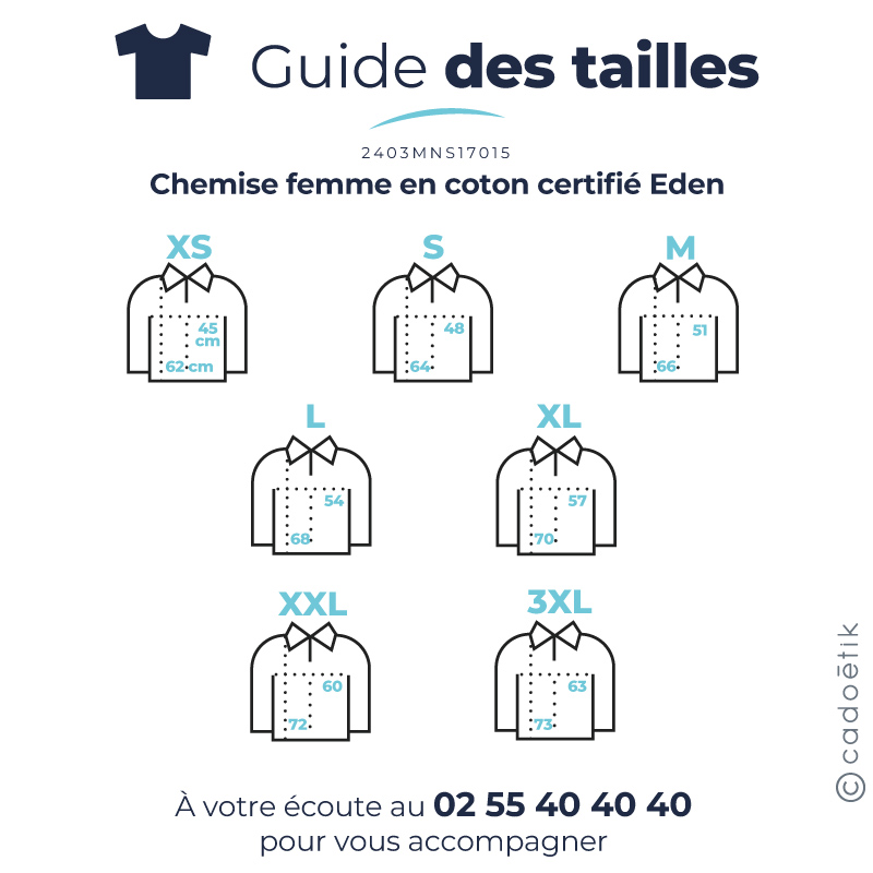 Chemise femme en coton certifié Eden_5