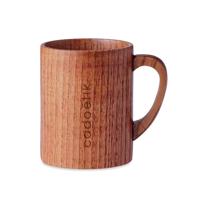Goodies originaux - Mug en bois massif Travis 280 mL_1