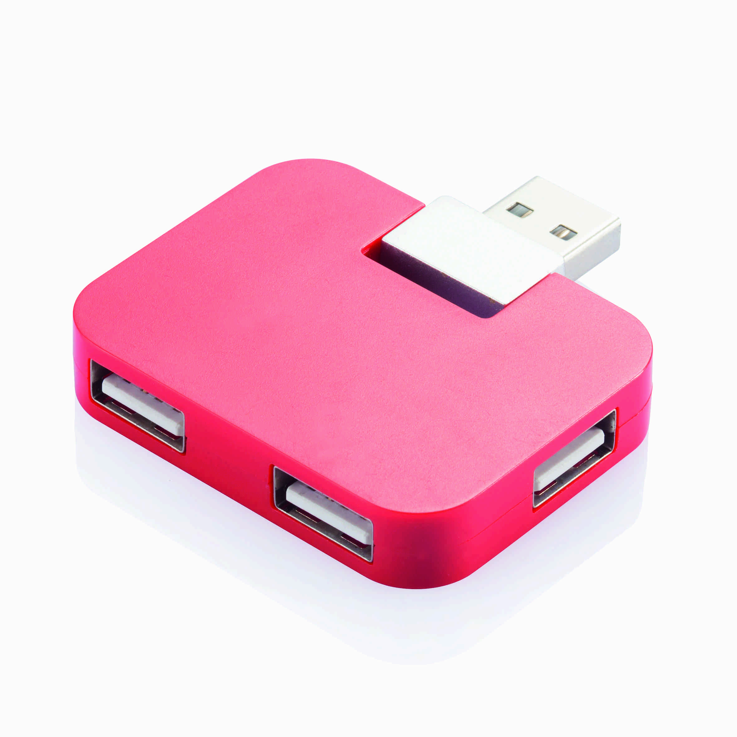 Hub USB publicitaire Poly - objet publicitaire high-tech