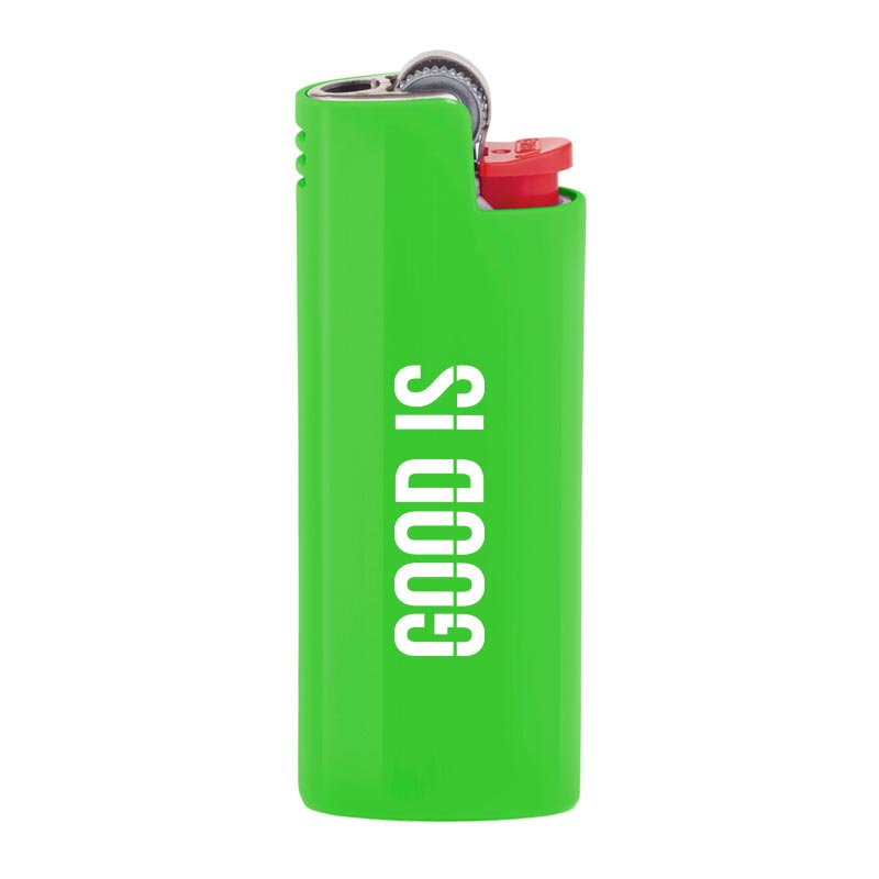 Étui pour briquet publicitaire Lighter Neon BIC® - Vert
