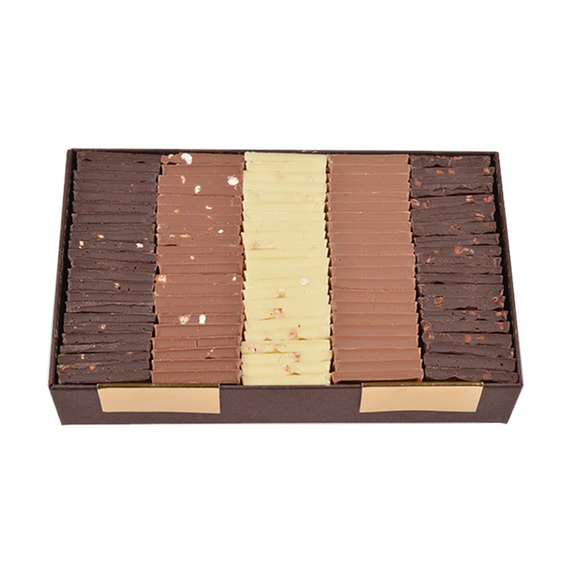 Cadeau publicitaire de fin d'année - Boîte de chocolats carrés Roy 340 g