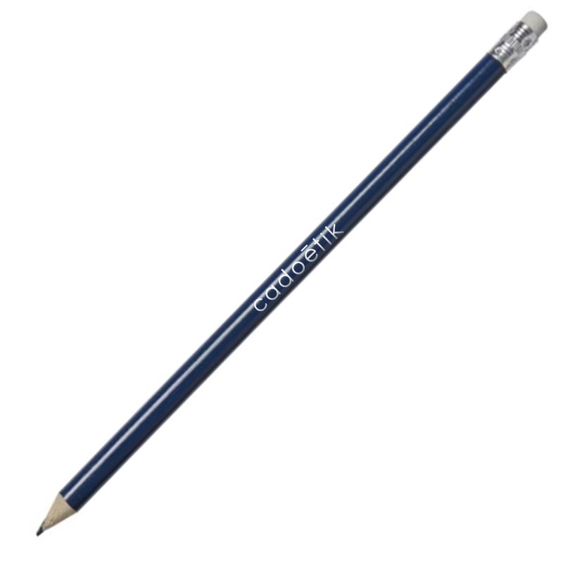 Crayon à papier personnalisé avec gomme Alegra noir