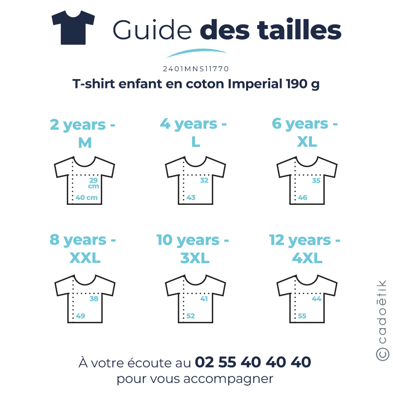 T-shirt enfant en coton Imperial 190 g_8