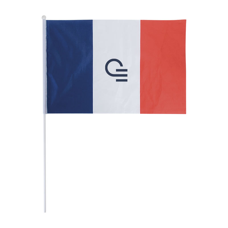 goodies tricolore - drapeau français personnalisé 45 x 30 cm