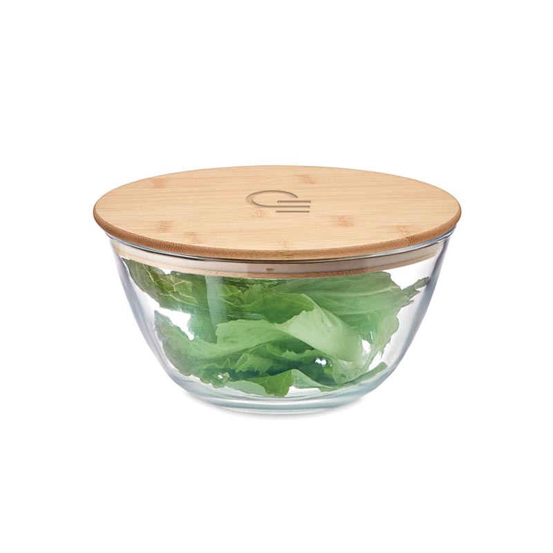 Goodies originaux - Boîte à salade en verre et bambou Salabam_1