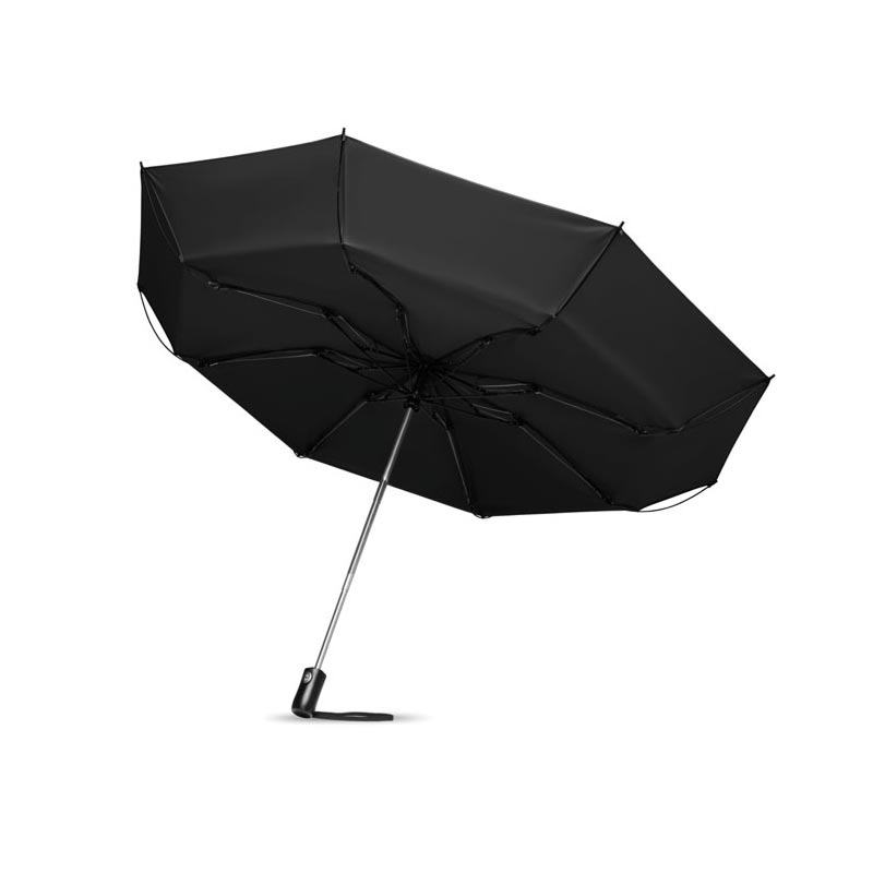 Parapluie publicitaire réversible pliable Dundee - Cadeau publicitaire