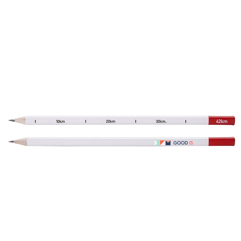crayon à papier personnalisable forme carrée Borne 
