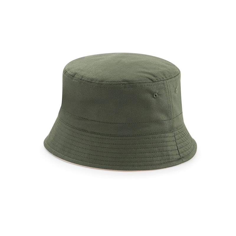 Chapeau publicitaire Bucket - chapeau personnalisable french navy/blanc